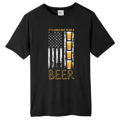 Its A Bad Day To Be A Bee.R Vintage Retro American Flag Tall Fusion ChromaSoft Performance T-Shirt