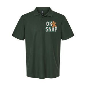 Oh Snap Gingerbread, Funny Christmas,Christmas Gift, Christmas In July Softstyle Adult Sport Polo