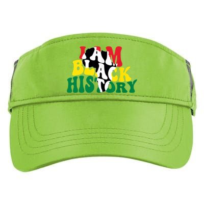 I Am Black History Month African American Adult Drive Performance Visor