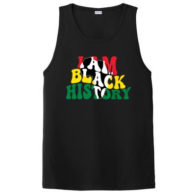 I Am Black History Month African American PosiCharge Competitor Tank