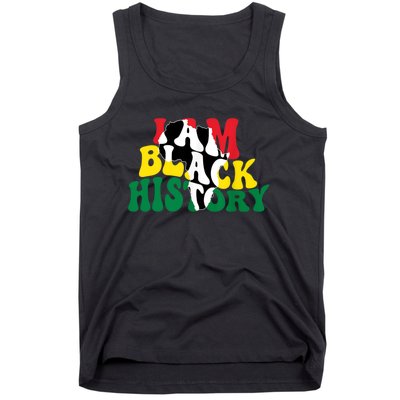 I Am Black History Month African American Tank Top