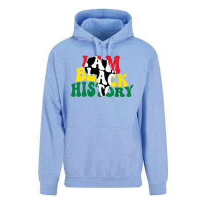 I Am Black History Month African American Unisex Surf Hoodie