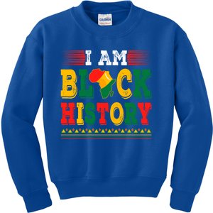 I Am Black History Month Freedom Day Independence Juneteenth Gift Kids Sweatshirt