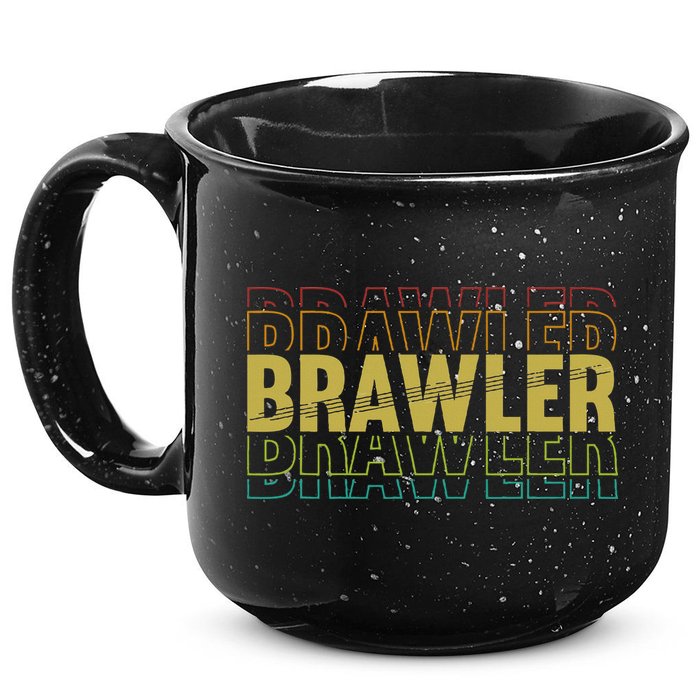 IM A Brawler Showdown Stars 15oz Campfire Ceramic Mug