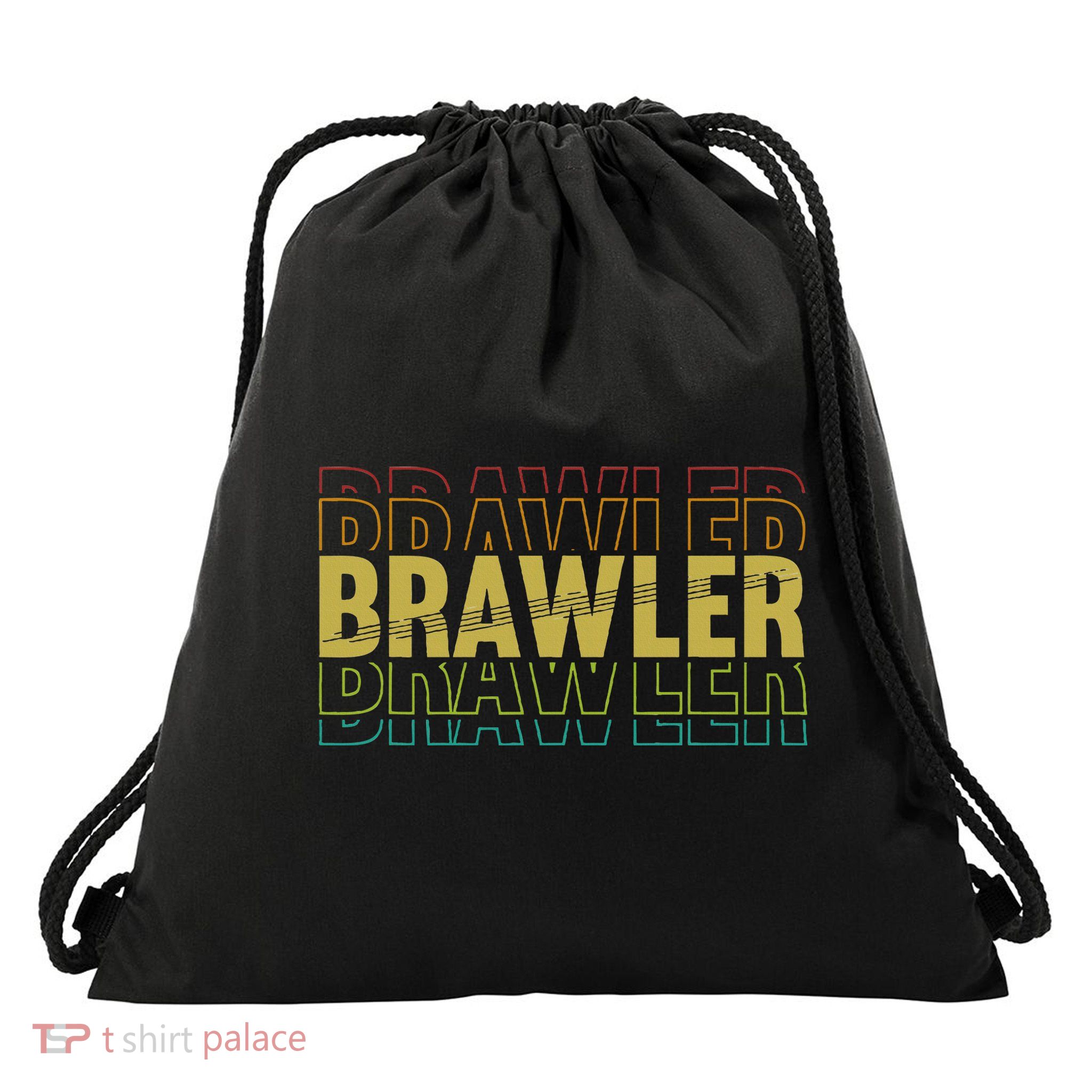 IM A Brawler Showdown Stars Drawstring Bag