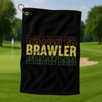 IM A Brawler Showdown Stars Golf Towel