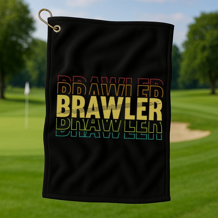 IM A Brawler Showdown Stars Golf Towel