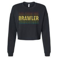 IM A Brawler Showdown Stars Cropped Pullover Crew