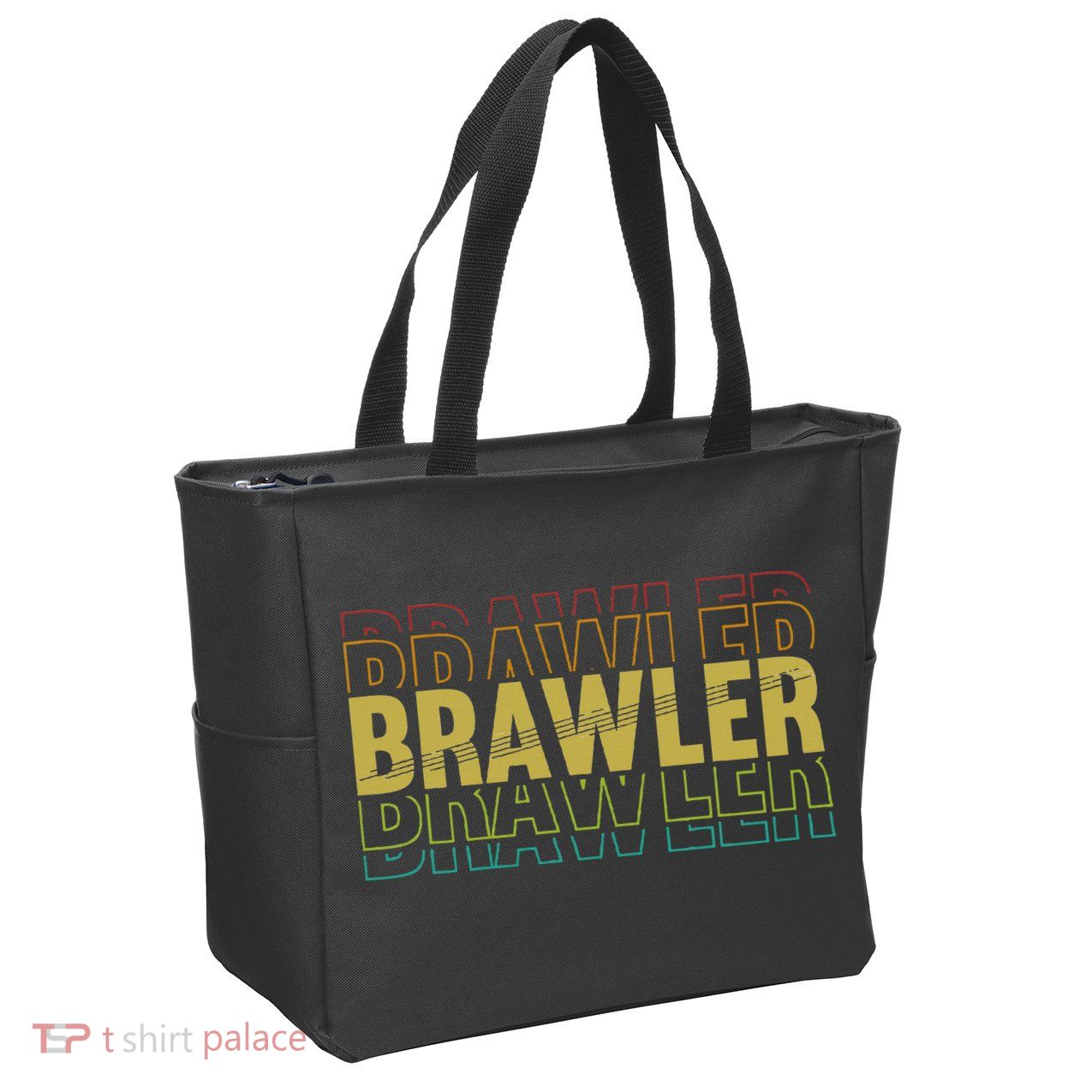 IM A Brawler Showdown Stars Zip Tote Bag
