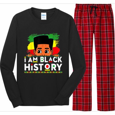 I Am Black History For Black History Month Long Sleeve Pajama Set