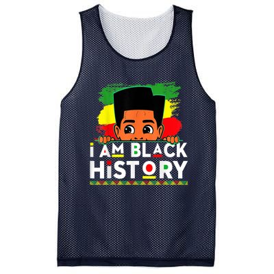 I Am Black History For Black History Month Mesh Reversible Basketball Jersey Tank