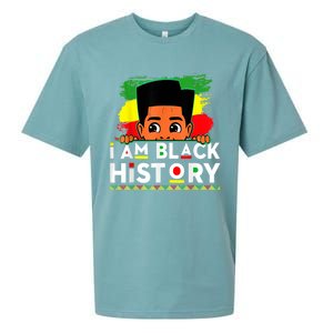 I Am Black History For Black History Month Sueded Cloud Jersey T-Shirt