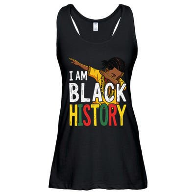 I Am Black History Black History Month Gift Ladies Essential Flowy Tank