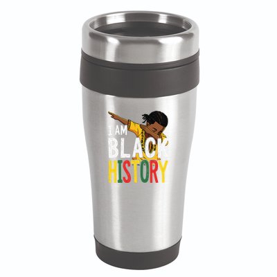 I Am Black History Black History Month Gift 16oz Travel Tumbler