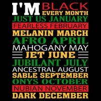 I Am Black Every Month Shirt Black History Month Impact Tech Backpack