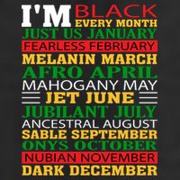 I Am Black Every Month Shirt Black History Month 11oz C Handle Ceramic Mug
