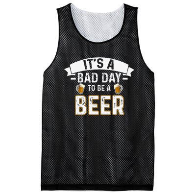 Its A B.A.D Day To Be A Beer Lovers Mesh Reversible Basketball Jersey Tank