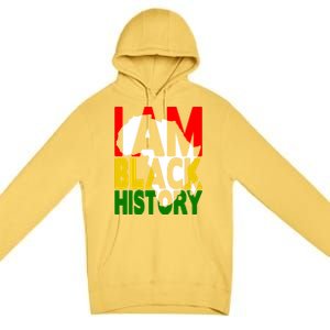 I Am Black History Month African American Pride Celebration Gift Premium Pullover Hoodie