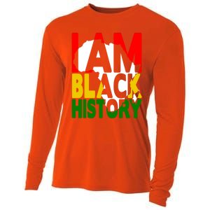 I Am Black History Month African American Pride Celebration Gift Cooling Performance Long Sleeve Crew