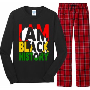 I Am Black History Month African American Pride Celebration Gift Long Sleeve Pajama Set