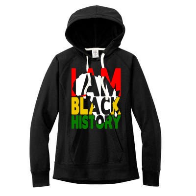 I Am Black History Month African American Pride Celebration Gift Women's Fleece Hoodie