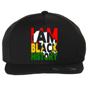 I Am Black History Month African American Pride Celebration Gift Wool Snapback Cap