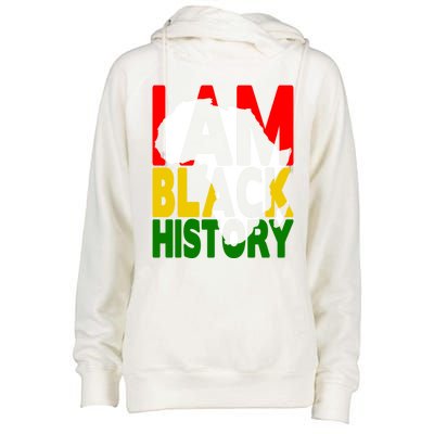 I Am Black History Month African American Pride Celebration Gift Womens Funnel Neck Pullover Hood