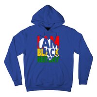 I Am Black History Month African American Pride Celebration Gift Hoodie