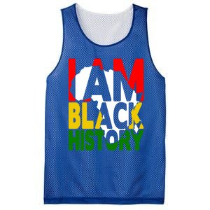 I Am Black History Month African American Pride Celebration Gift Mesh Reversible Basketball Jersey Tank