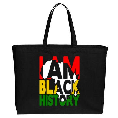 I Am Black History Month African American Pride Celebration Gift Cotton Canvas Jumbo Tote