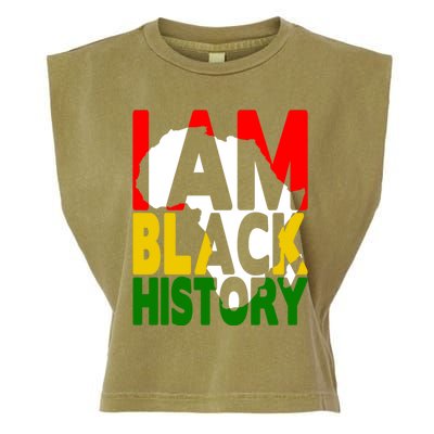 I Am Black History Month African American Pride Celebration Gift Garment-Dyed Women's Muscle Tee