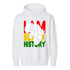 I Am Black History Month African American Pride Celebration Gift Garment-Dyed Fleece Hoodie