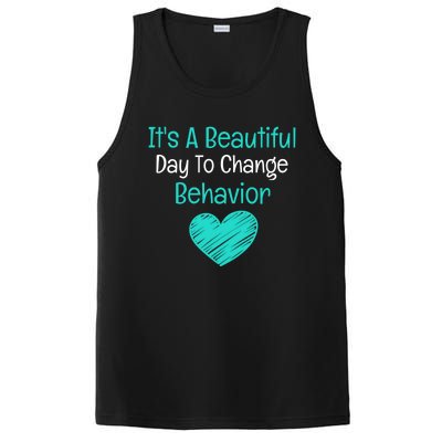 It's A Beautiful Day To Change Behavior Gift Behavior Analyst Gift PosiCharge Competitor Tank