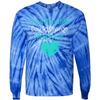 It's A Beautiful Day To Change Behavior Gift Behavior Analyst Gift Tie-Dye Long Sleeve Shirt