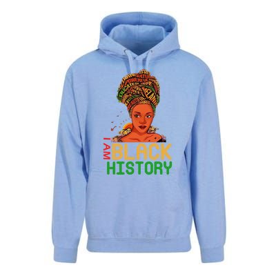 I Am Black History Afro Love African American Gift Unisex Surf Hoodie