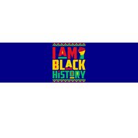 I Am Black History Month Independence Day Juneteenth Freedom Funny Gift Bumper Sticker