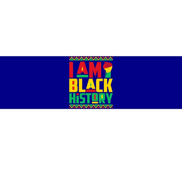 I Am Black History Month Independence Day Juneteenth Freedom Funny Gift Bumper Sticker