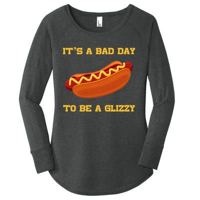 Its A Bad Day To Be A Glizzy Women's Perfect Tri Tunic Long Sleeve Shirt