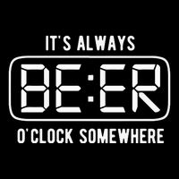 ItS Always Beer OClock Somewhere Summer 7-Panel Snapback Hat