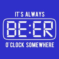 ItS Always Beer OClock Somewhere Summer Short Acrylic Beanie