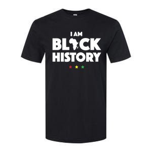 I Am Black History Funny Gift Africa Pride Black History Month Softstyle CVC T-Shirt