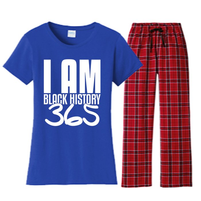 I Am Black History 365 Black Pride Cute Gift Women's Flannel Pajama Set