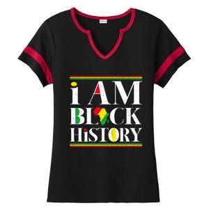 I Am Black History Month Juneteenth Freedom Day Independence Meaningful Gift Ladies Halftime Notch Neck Tee