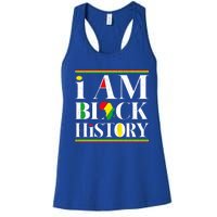 I Am Black History Month Juneteenth Freedom Day Independence Meaningful Gift Women's Racerback Tank