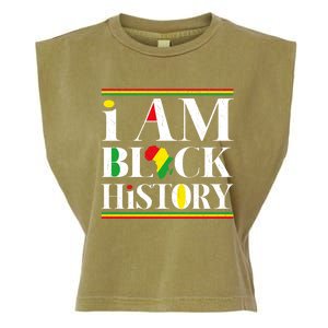 I Am Black History Month Juneteenth Freedom Day Independence Meaningful Gift Garment-Dyed Women's Muscle Tee