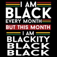I Am Black Every Month But This Month I'm Blackity Black City Backpack