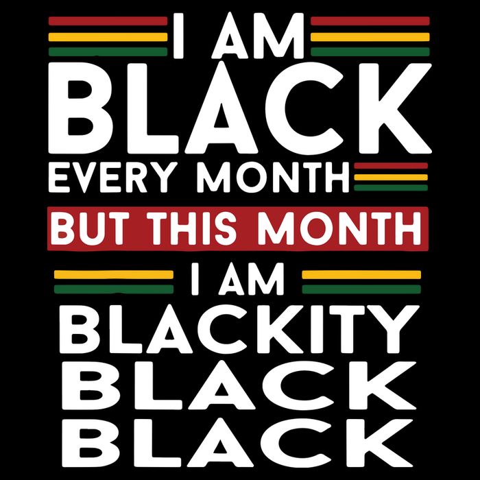 I Am Black Every Month But This Month I'm Blackity Black Wool Snapback Cap