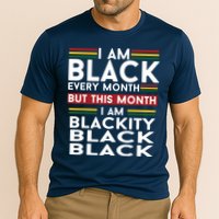 I Am Black Every Month But This Month I'm Blackity Black Cooling Performance Crew T-Shirt