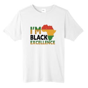 I Am Black Excellence Proud African American History Tall Fusion ChromaSoft Performance T-Shirt