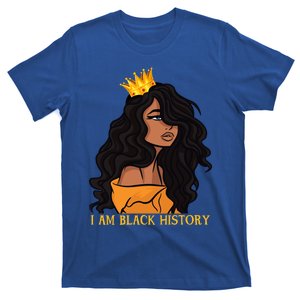 I Am Black History African American Afro Blm Gift T-Shirt